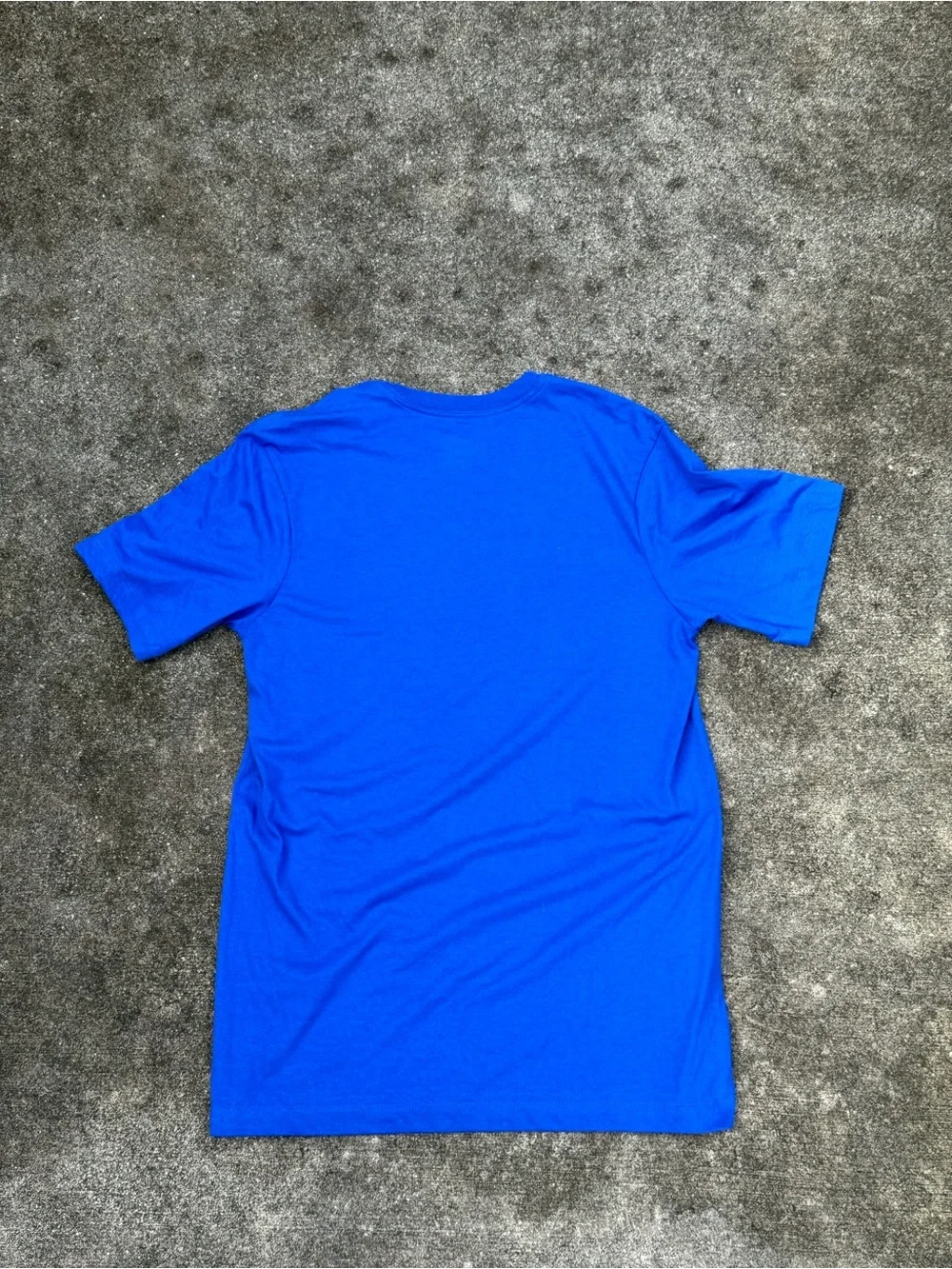 Nike Blue USA Graphic Short-Sleeve Tee with Red Swoosh